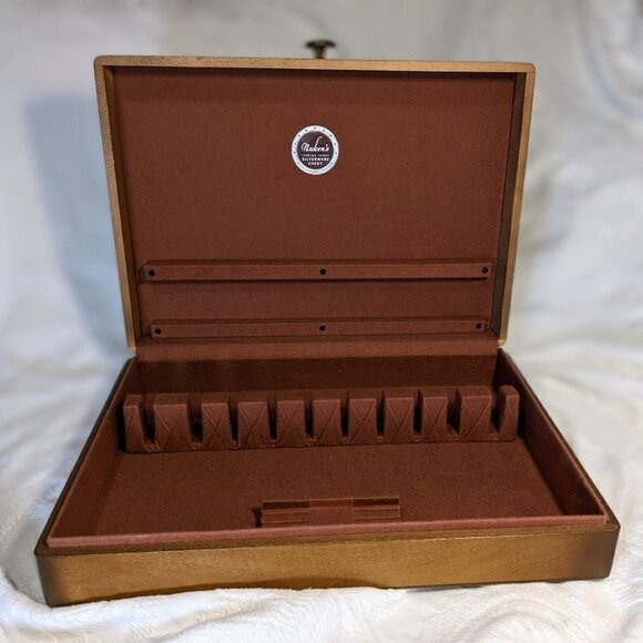 Naken’s Tarnish Proof Silverware Chest Flatware Case Box - Picture 1 of 12